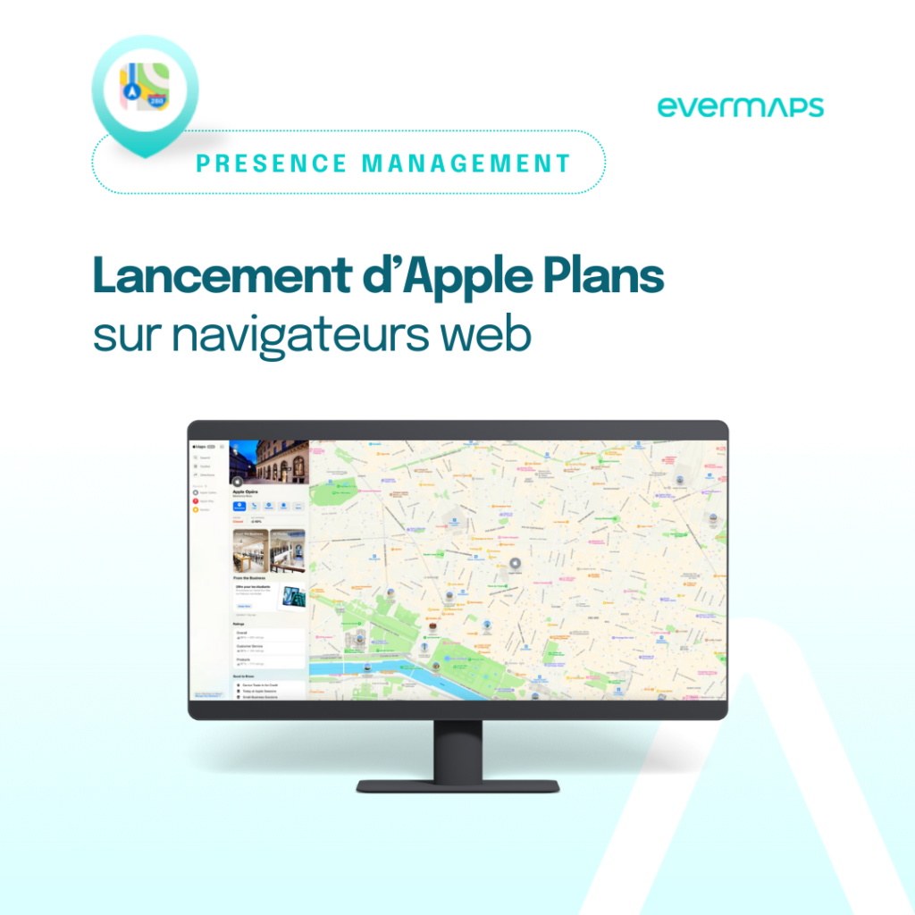 Lancement d'Apple Plans sur navigateurs web